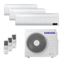 Ar-Condicionado Multi Split Inverter 24000 BTUs Samsung Quente e Frio (2 Evap. HW 9000 + 1 Evap. HW 18000) 220V