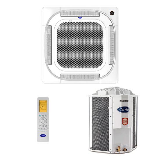 Ar Condicionado Split Cassete Inverter Carrier Connect R-32 36000 Btus Quente/frio 220V Monofásico 40KVQD36C5