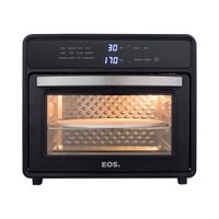 Forno Elétrico e Air Fryer Oven Pizza EOS 30 Litros Premium Digital All Black EFE30APD 220V
