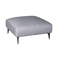 Puff Unne Linho Cinza 85cm