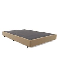 Base para Cama Box Casal Desmontável Torvi (35x138x188) Suede Bege