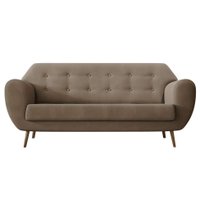 Sofá 3 Lugares Beegees Suede Bege