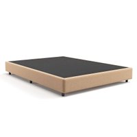 Base para Cama Box Casal Desmontável Torvi (35x138x188) Linho Bege