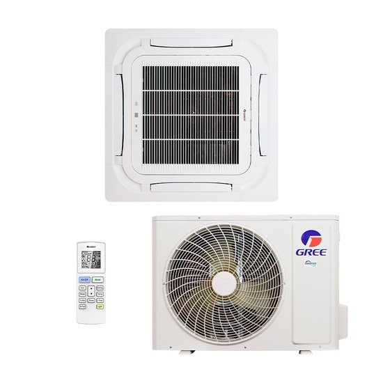Ar Condicionado Split Cassete G-prime R-32 Gree Inverter Plus 36000 Btus Frio 220V