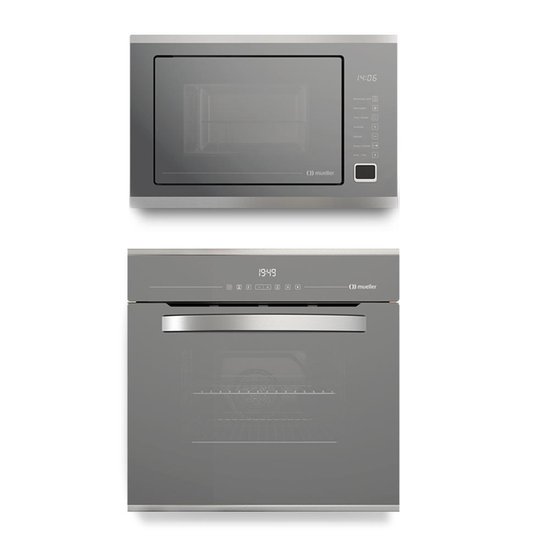 Kit Micro-ondas Espelhado MMO0225G1 + Forno de Embutir 68 Litros MFE0268G1 - 220V