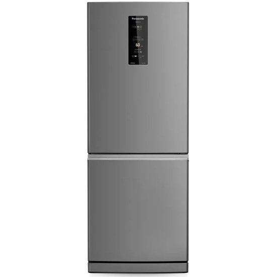 Geladeira Panasonic BB64 Frost Free 460L Inverter Inox 110V NR-BB64PV1XA