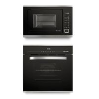 Kit Cozinha Mueller Micro-ondas + Forno de Embutir 68 Litros Preto 220V