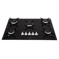 Cooktop a Gás Britânia 5 Bocas Preto BCT5P - Bivolt
