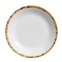 Prato Raso 27cm em Bambu e Cerâmica Scalla