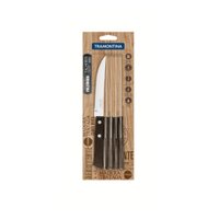 Conjunto de Facas Tramontina Lâmina em Aço Inox 6 Peças Polywood