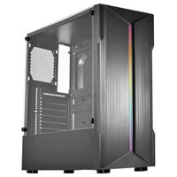 Gabinete Gamer K-Mex, Demon 06W5, Painel com Fita Led, Preto - CG06W5RH001CBOX