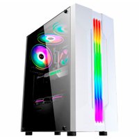 Gabinete Gamer K-Mex, Bifrost W1A9, ATX, RGB, Branco - CGW1A9RH0010B0X