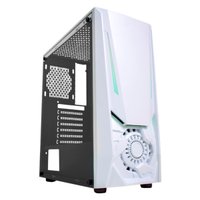 Gabinete Gamer K-Mex, Jaeger W1TJ, RGB, ATX, Branco - CGW1TJRH010CB0X