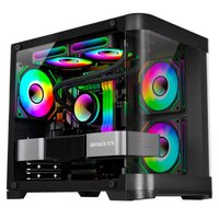 Gabinete Gamer K-Mex, Aquario Cura, Preto - CG01AGRH001CB0X