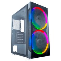 Gabinete Gamer K-Mex, Anjo de Combate 4 ARGB, ATX,  Preto - CG04A1RH004CB0X