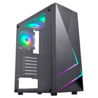 Gabinete Gamer K-Mex, Kratos 45TP, Painel Fita Led RGB, ATX, Preto - CG45TPRH001CB0X