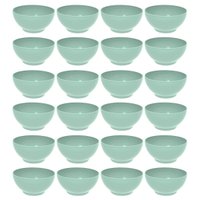 24 Tigelas Grandes Crippa Travessas Verde Menta Servir Sobremesa Salada Buffet Restaurante