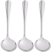 Kit 3 Conchas Aço Inox 20cm Servir Molhos Caldas Doces Sopas Positano Lyor