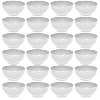 Kit 24 Tigelas Grandes Branco Crippa Travessas Servir 3,1L Restaurante Salada Sobremesa