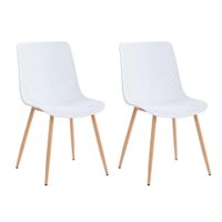Conjunto com 2 Cadeiras Lindy Branco
