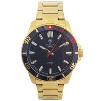 Relógio Masculino Tuguir Analógico Infinity TGI37111 - Dourado e Preto