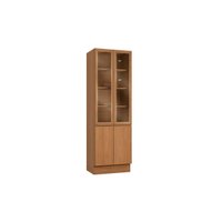 Cristaleira Sala Jantar Ciela R631 c/ 4 Portas (2 c/ Vidro) 70x220cm Canela - Kappesberg