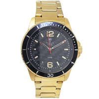 Relógio Masculino Tuguir Analógico Infinity TGI37074 - Dourado e Preto