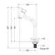 Torneira Censi 98000 45° de Bancada Black Fosco PRETO 98000-1