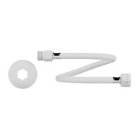 Engate Flexível de PVC Alta Pressão 60cm Branco BRANCO 7122-1