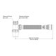 Sifão Sanfonado Extensível Censi com Copo Horizontal 74cm Branco BRANCO 7167-04010