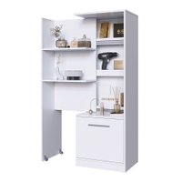 Estante Com Compartimento Oculto Lock Branco