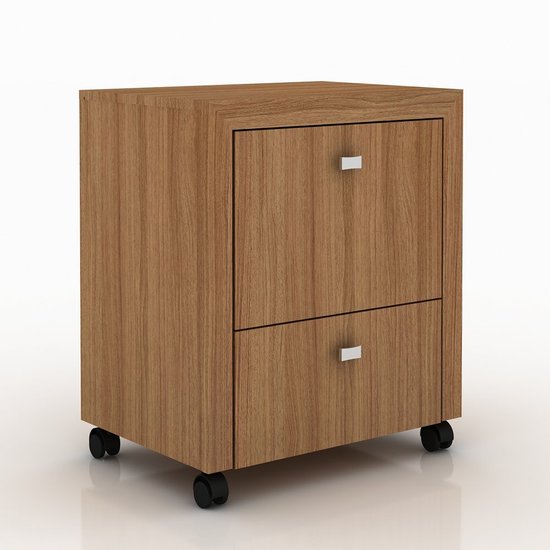 Gaveteiro P/ pasta suspensa Com1 gavetão e 1 gaveta ME4112 Tecno Mobili - Branco