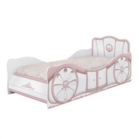 Cama Infantil Branco Acetinado Estrela Sophia Em Madeira
