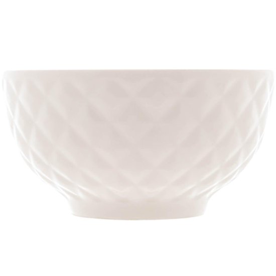 Tigela de Porcelana Branca 280ml Cumbuca Pequena para Sobremesas e Frutas Diamond Lyor