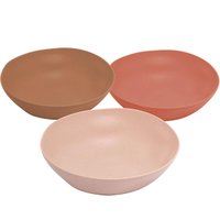 Bowl de Bambu Ecológico 13x4cm  Sortido Tigela Cumbuca para Servir Sobremesa Petiscos Fruta Organic Lyor