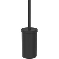 Escova para Vaso Sanitário com Suporte Bold Ou Vassoura Esfregão de Privada Plástico Preto