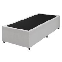 Cama Box Solteiro 0,88m com 38cm de Altura Prince Branco