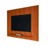 Painel Para TV Até 75 Polegadas Ripado Impressão 3D Avante 1,79m Cedro EDN