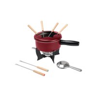 Conjunto para Fondue 1257116 10 Peças Vermelho Brinox