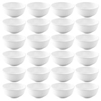 24 Bowls Melamina 150ml Branco Cumbuca Tigela Fruta Sobremesa Cereais Ingredientes Serenata Haus Concept