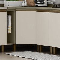 Balcão de Cozinha Canto Oblíquo C/ 1 Porta Connect Henn