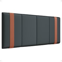 Cabeceira Suspensa Estofada Parise Cama Box Casal 1,40 Decoração Clássica Quarto Proteção Parede Cinza Suede - Lojas RPM