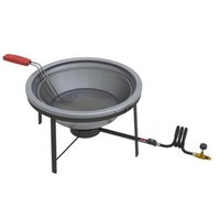 Tacho a Gás com Cesto 7l Fritadeira Inox Progas Profissional Fritex Alta Pressão PRT-07ST