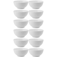 12 Tigelas de Melamina Branca 200ml Restaurante 10,3x5,2cm Bowl Haus Concept Bar Hotéis