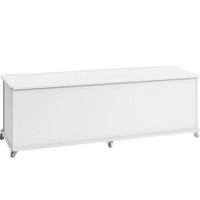 Bau Banco Organizador 02302 1 Porta 135cm Branco DCASA