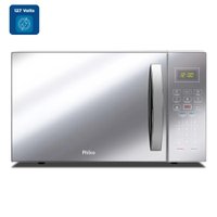 Micro-ondas Philco 34 Litros Espelhado Branco PMO34EB - 127 Volts