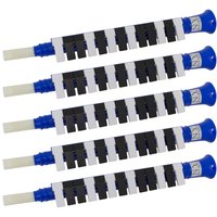 Kit Com 5 Escaletas Melódica 13 Teclas Azul New York