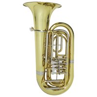 Tuba TU 400R Bb Com Rotor Laqueada Dourada C/ Case New York