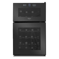 Adega Philco 24 Garrafas Preta PH24  - 220 Volts