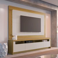 Painel para TV Com  até 75 Polegadas Oslo Freijó e Off White 182 cm
